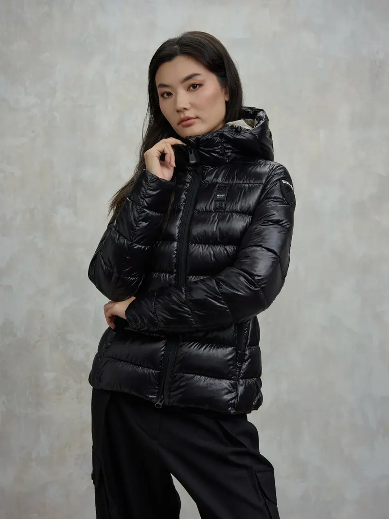 BLAUER PIUMINO CAROLL CON CAPPUCCIO DONNA 006648 999EI