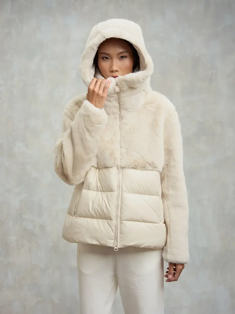 BLAUER PIUMINO FANEVIL CON CAPPUCCIO DONNA BLDC02178 006646 907