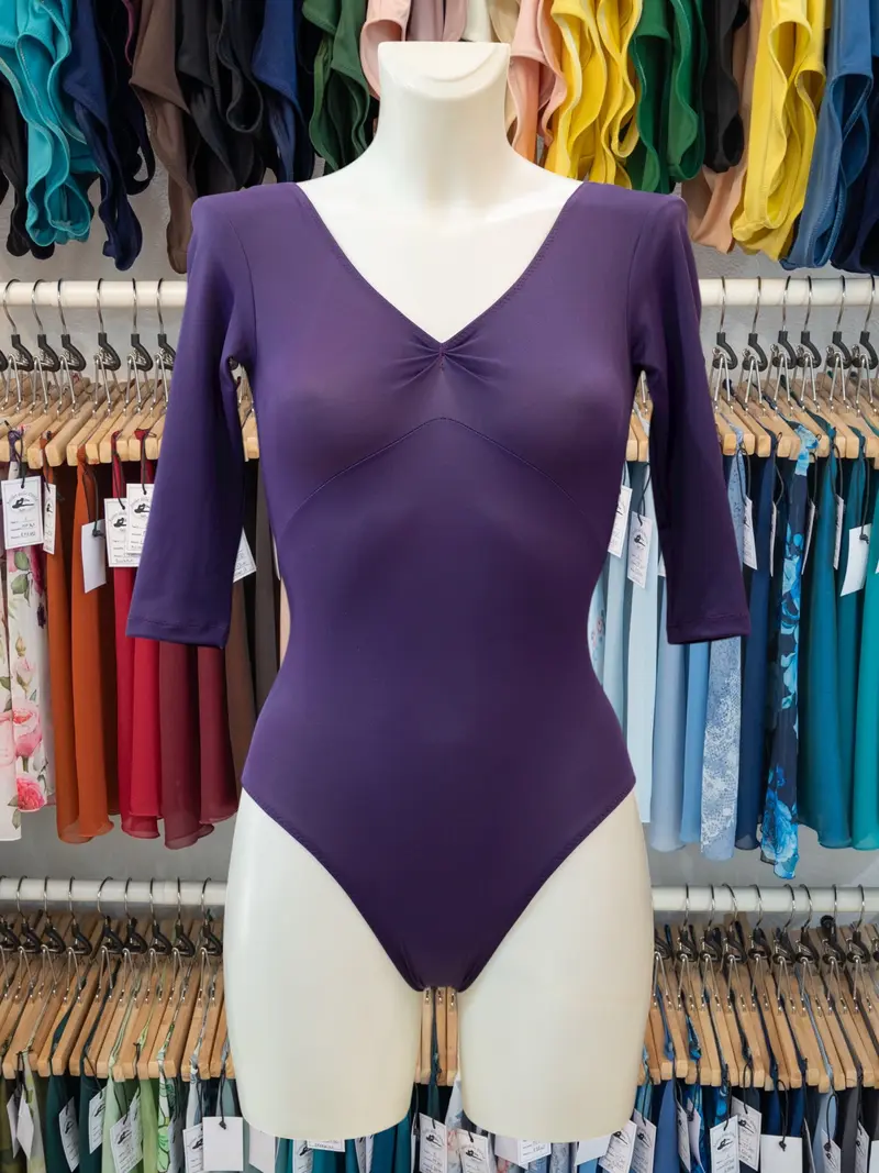 Body a Manica a 3/4 Viola MP165