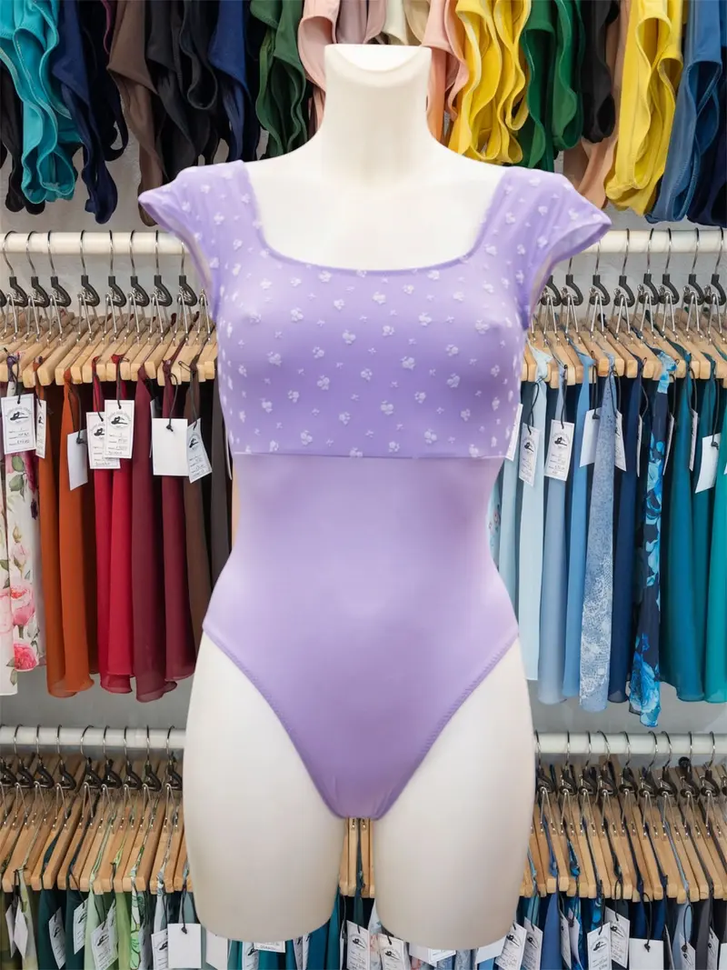 Body a Manica ad Aletta Lavanda MP787