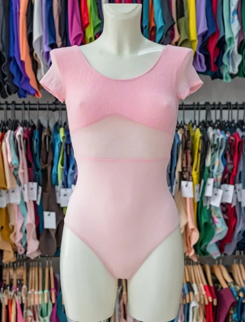 Body a Manica ad Aletta Rosa MP770