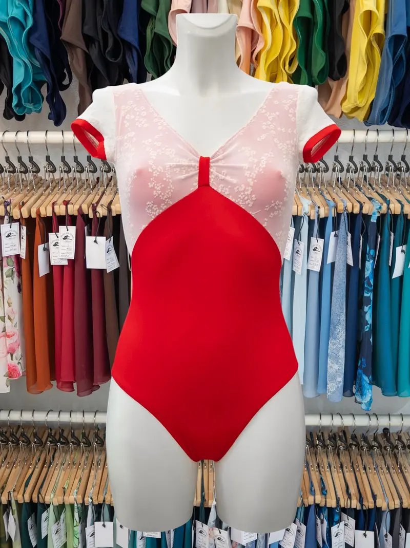 Body a Manica ad Aletta Rosso MP750