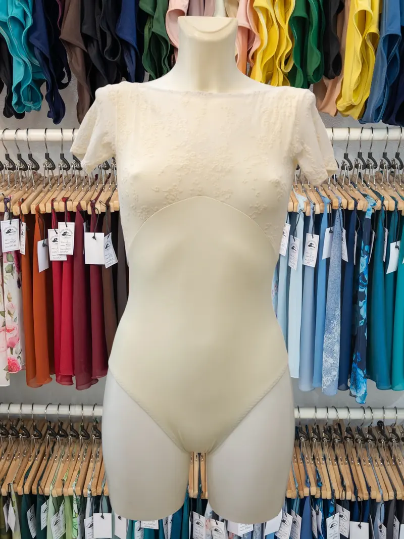 Body a Manica Corta Avorio MP633