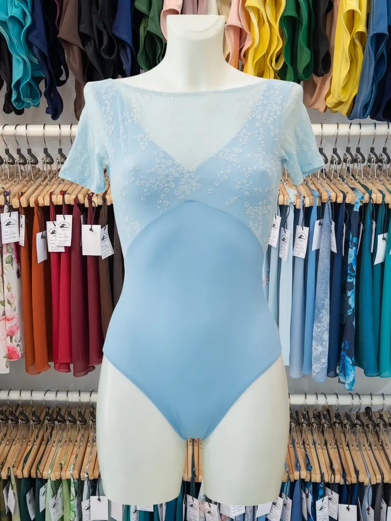 Body a Manica Corta Azzurro MP633