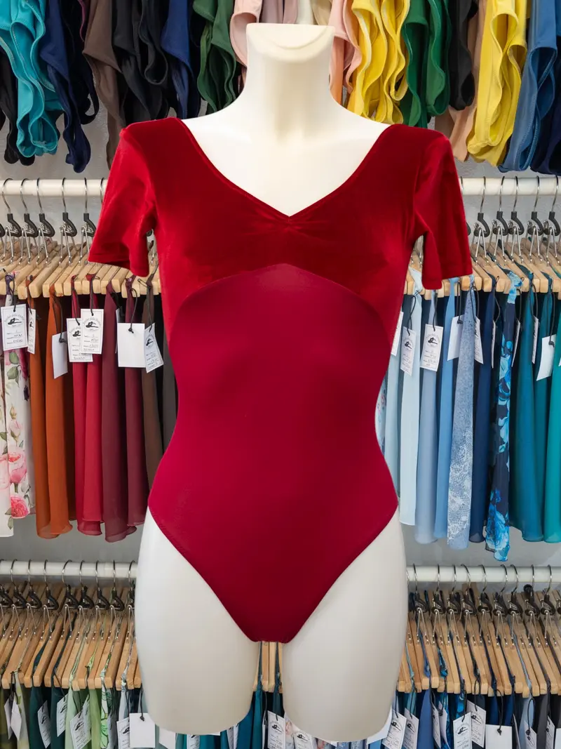 Body a Manica Corta Bordeaux MP265