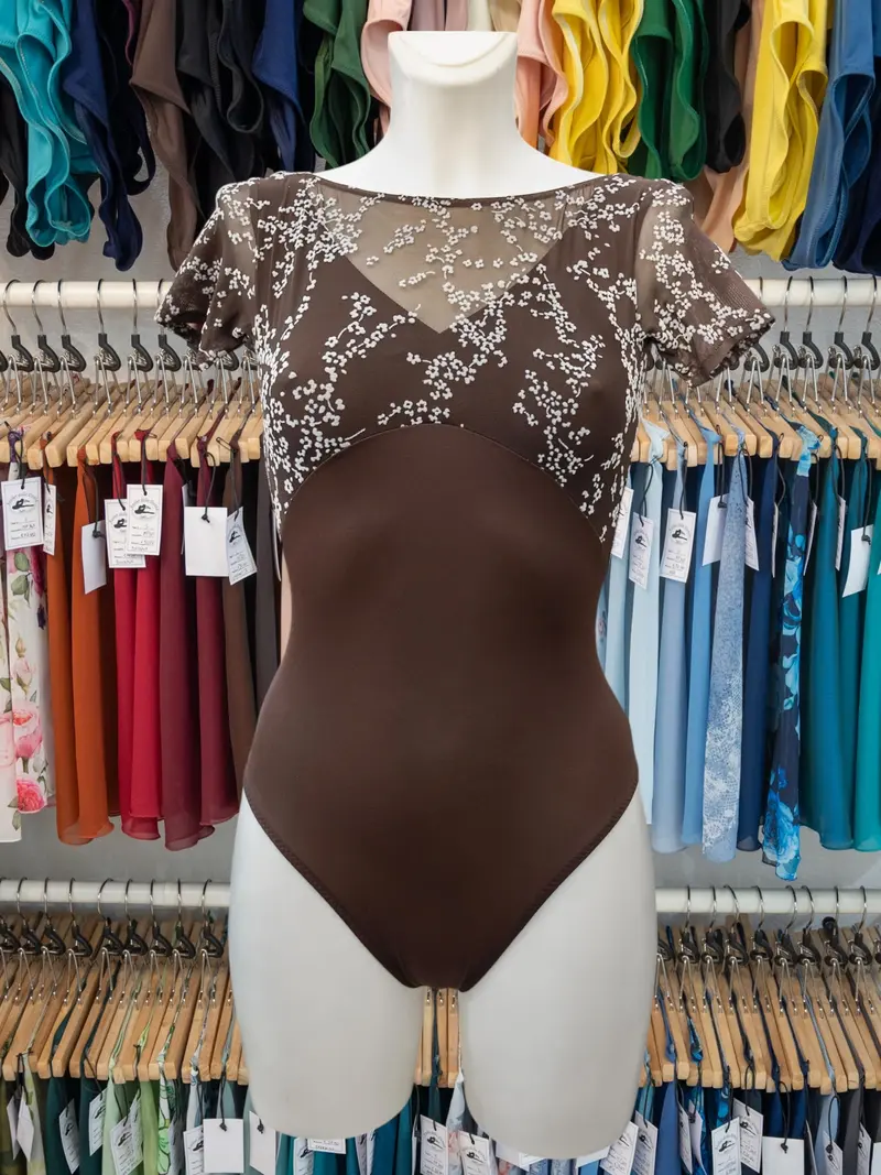 Body a Manica Corta Marrone MP633