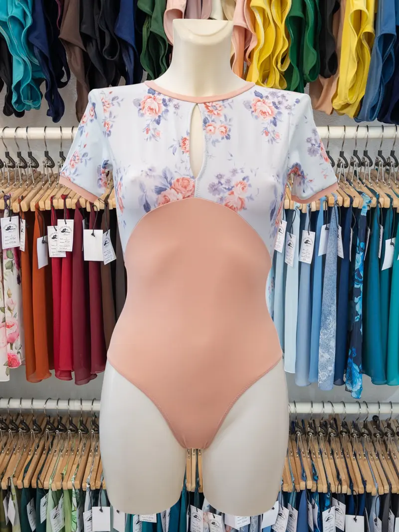 Body a Manica Corta Rosa MP788