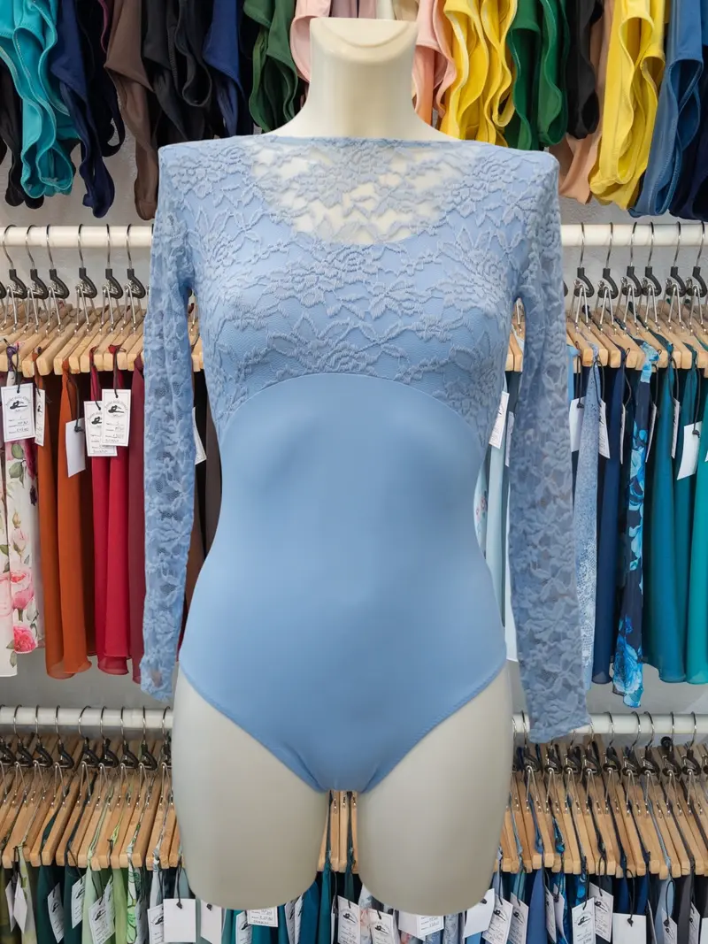 Body a Manica Lunga Azzurro MP617