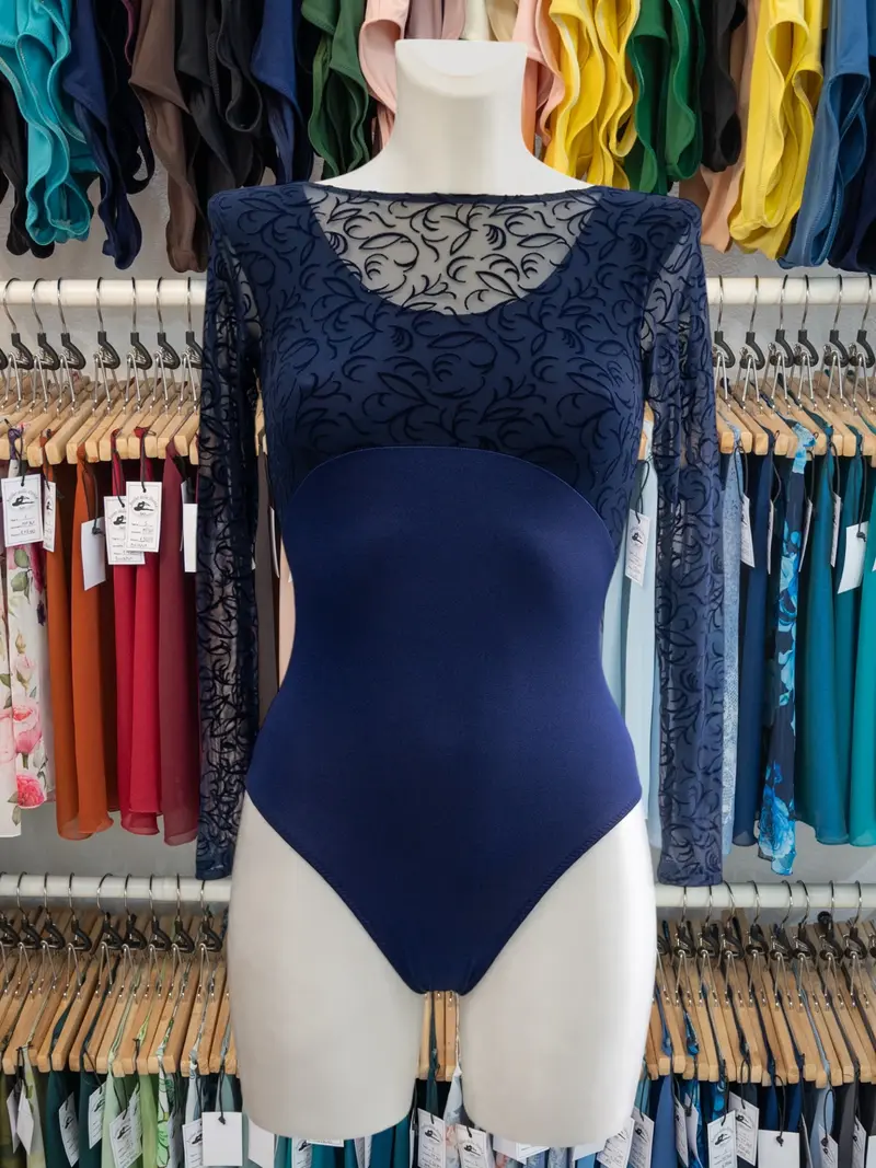 Body a Manica Lunga Blu MP617