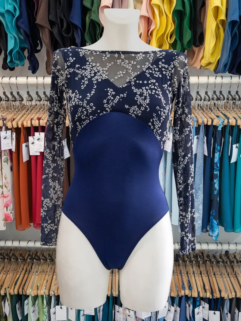 Body a Manica Lunga Blu MP635
