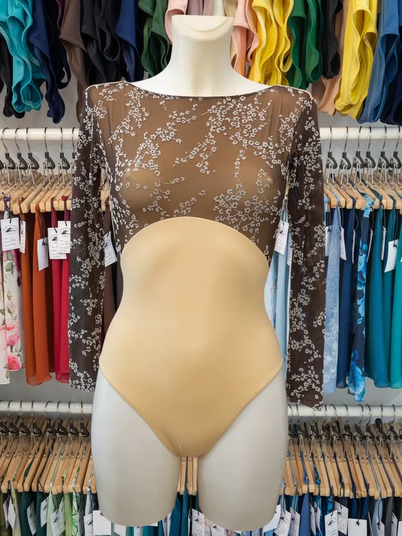 Body a Manica Lunga Crema MP777