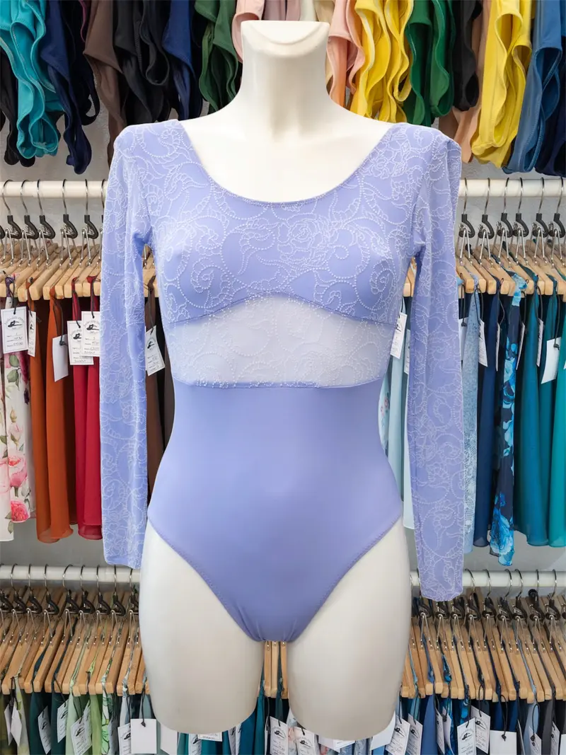 Body a Manica Lunga Lilla MP783