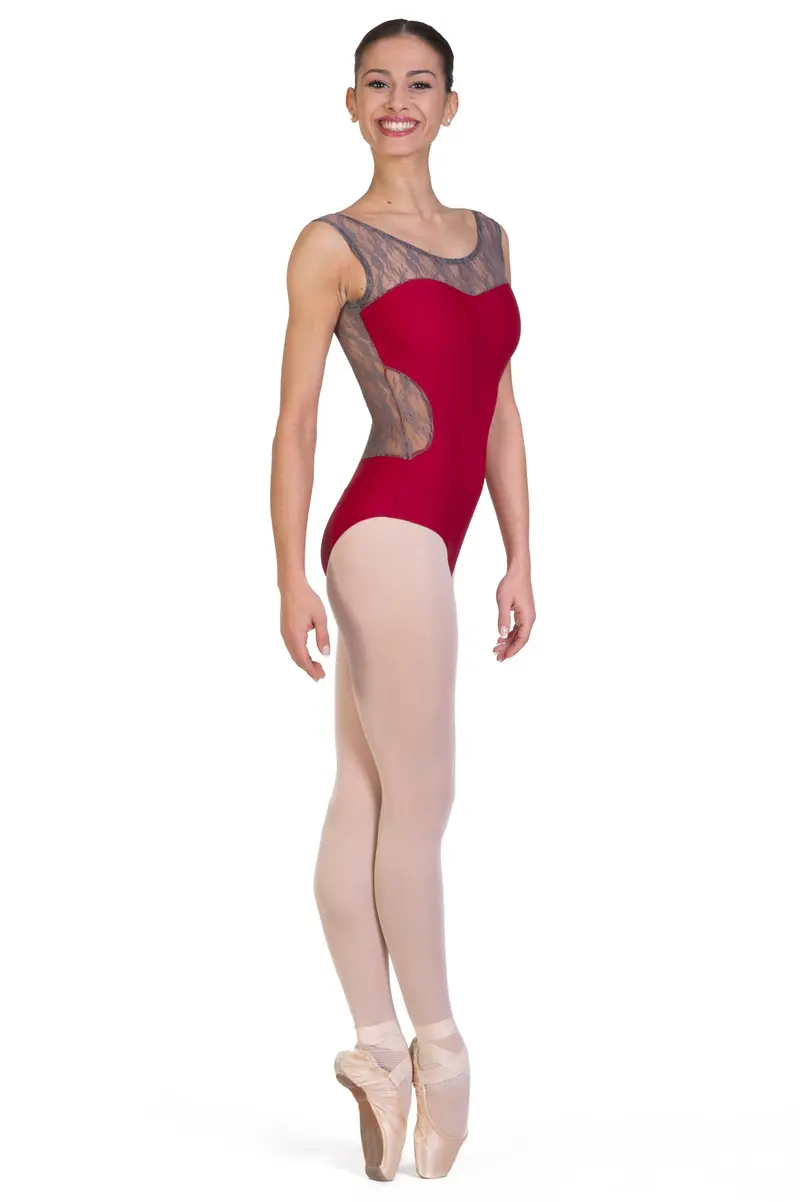 Body con inserti di pizzo GREYS B1001SM