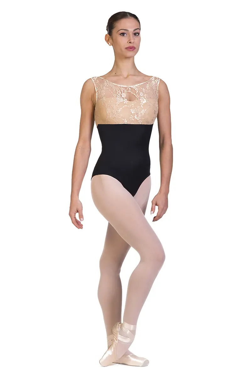Body con scollo in pizzo SENSAX B7013