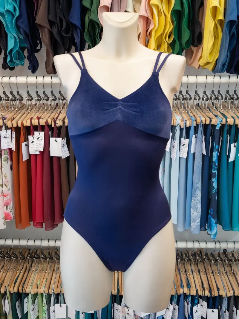 Body con Spalline Sottili Blu MP201
