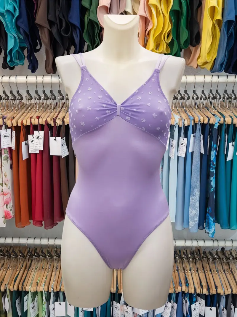 Body con Spalline Sottili Lavanda MP701