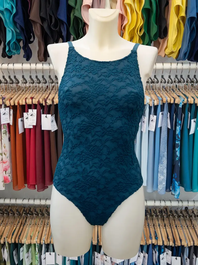 Body con Spalline Sottili Petrolio MP698