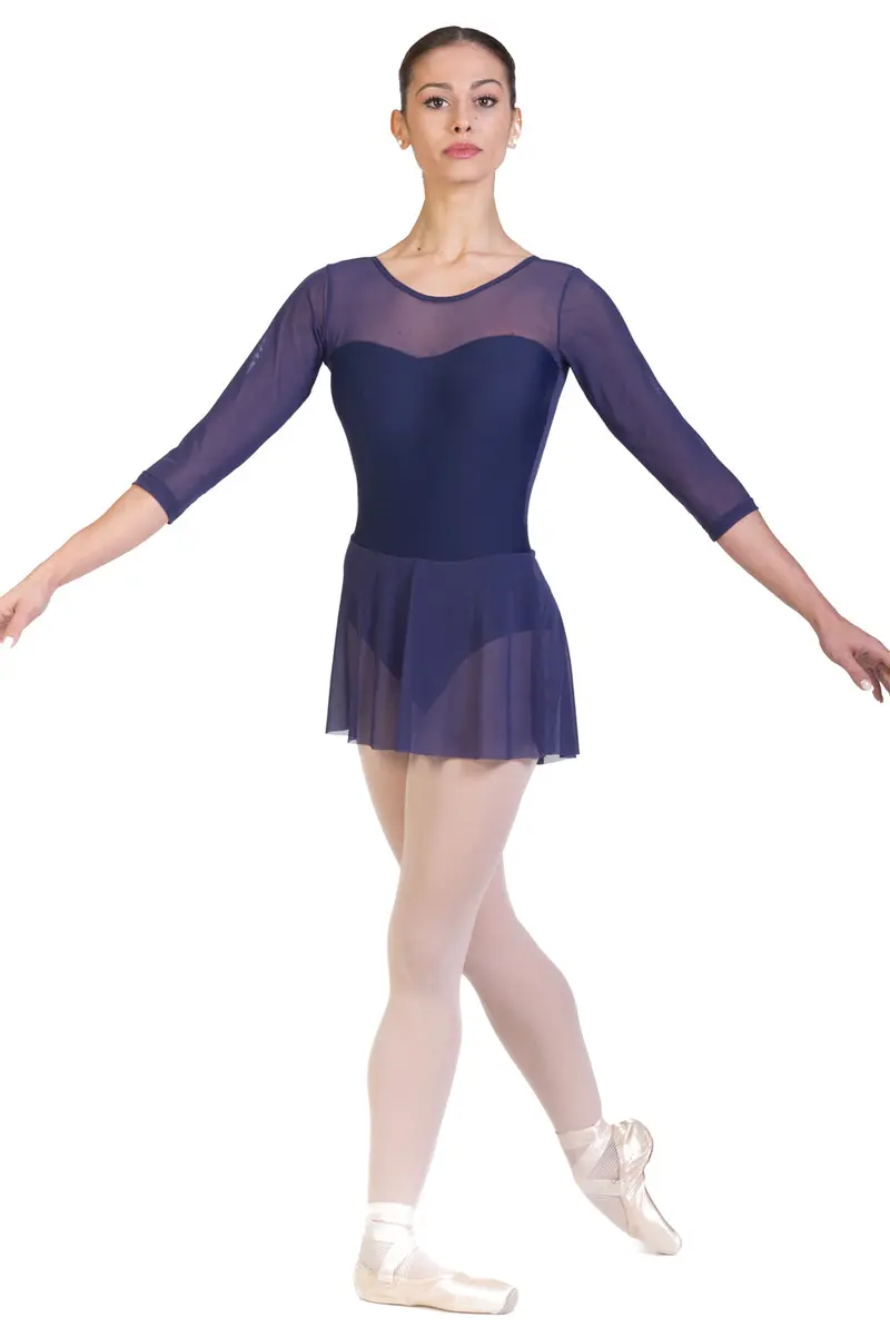 Body danza con gonna ROSSET B7016