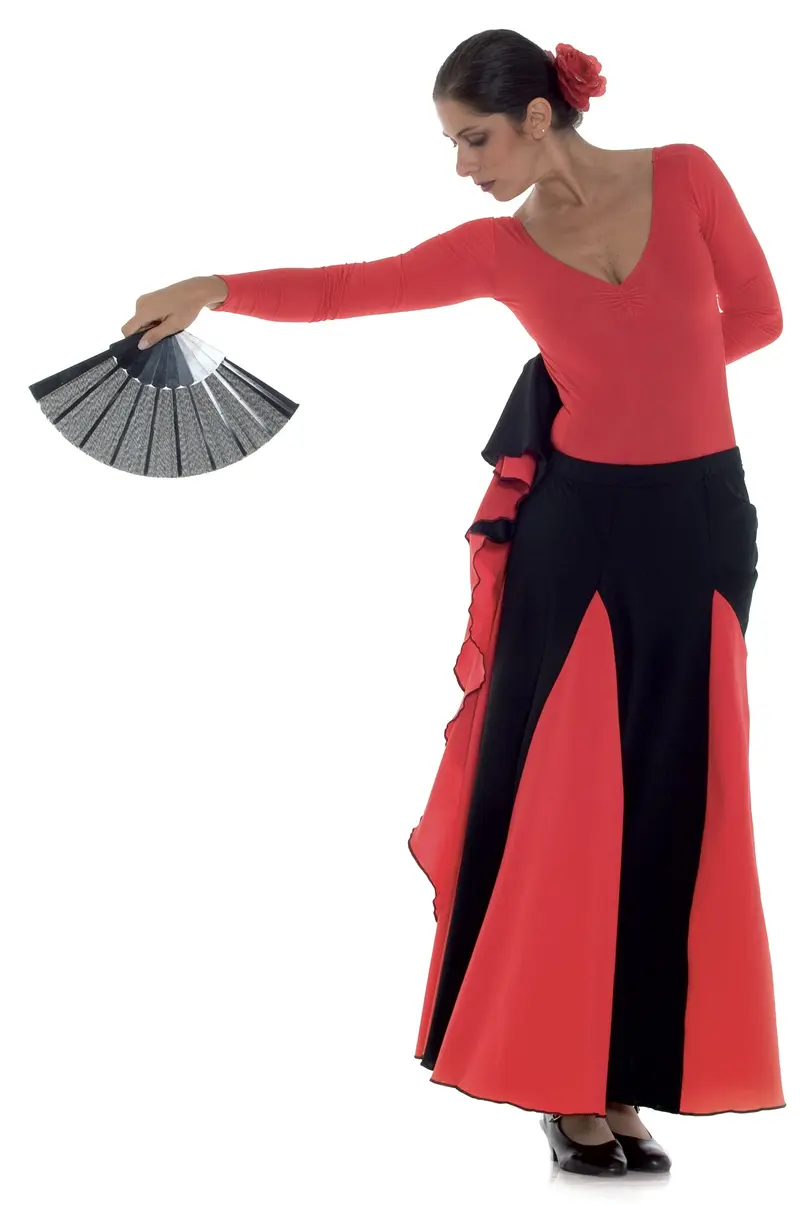 Body flamenco manica lunga B1051