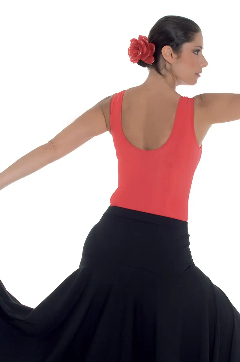 Body flamenco smanicato B1053