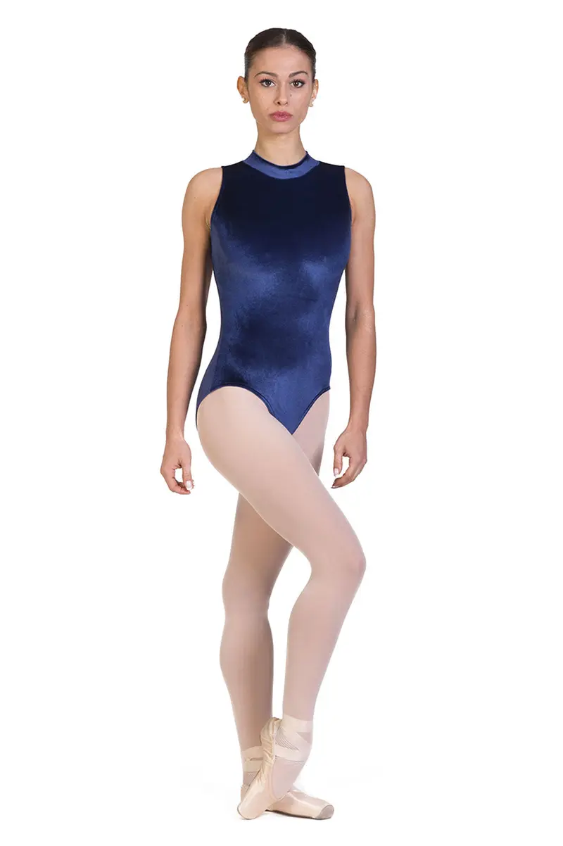 Body in velluto con collo alto JULIA B510VL
