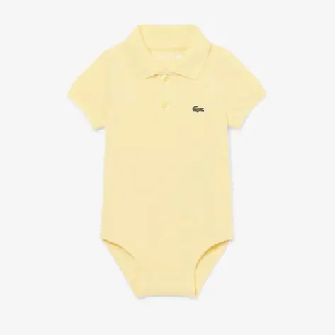 BODY POLO NEONATO LACOSTE PETIT PIQUÉ