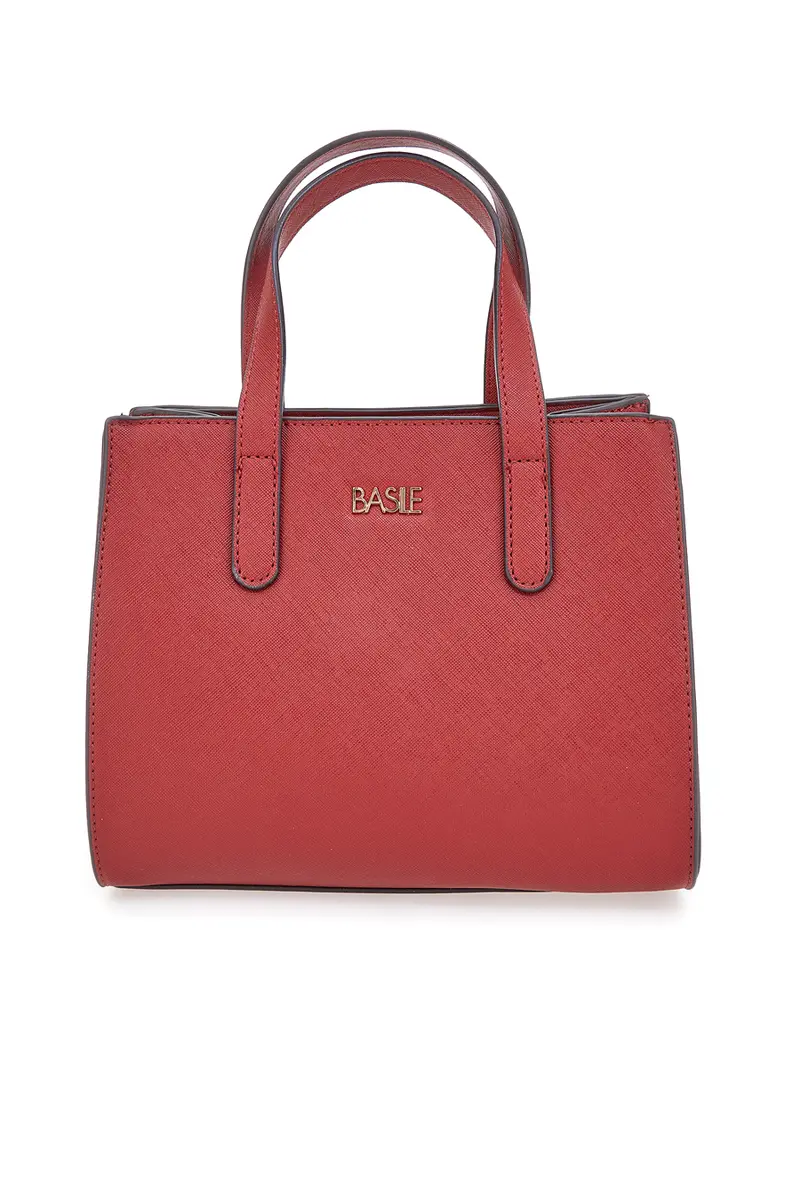 Borsa a mano rossa con tracolla inclusa Basile Class BA11959SAF
