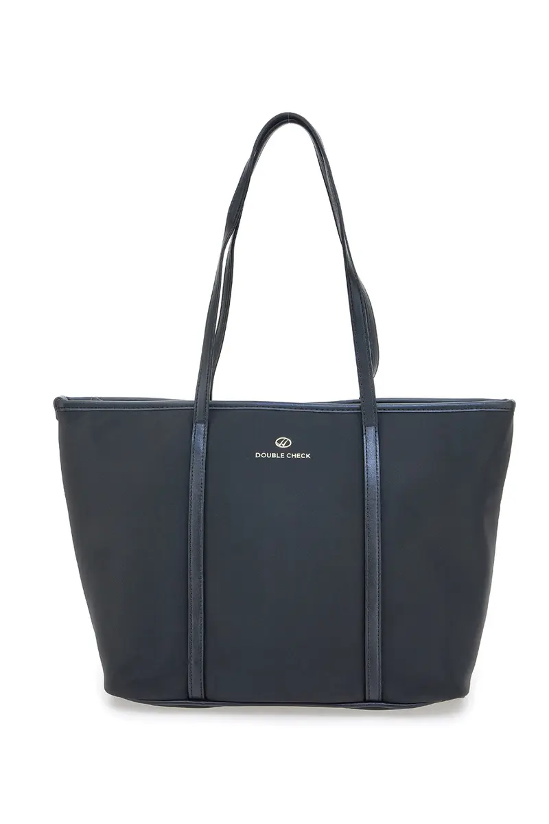 Borsa a Spalla Nera DOUBLE CHECK 18251-5