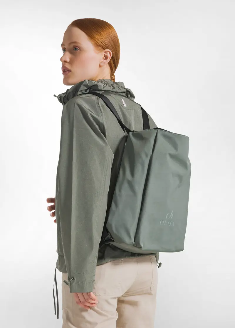 BORSA/ZAINETTO IN NYLON VERDE