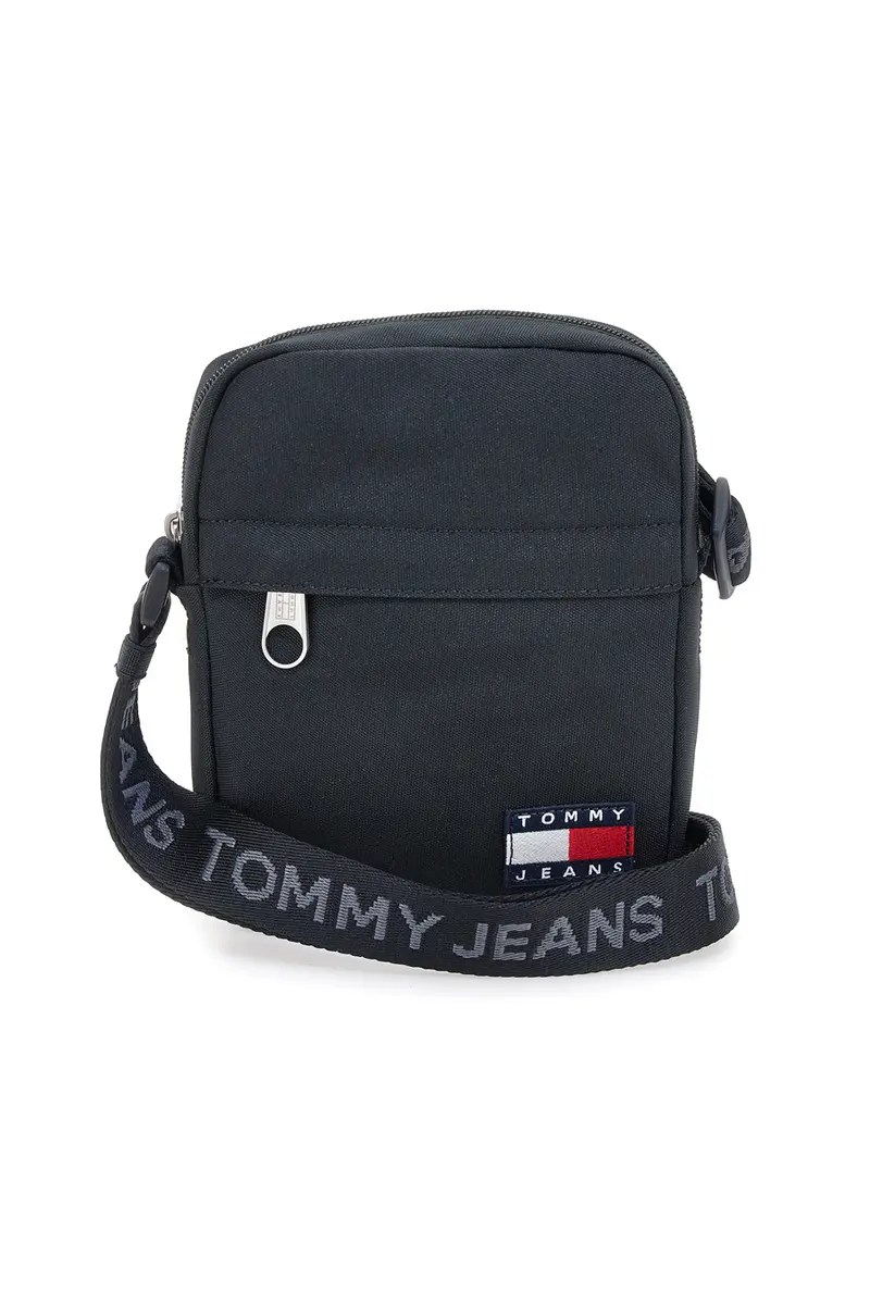 Borsello a tracolla nero con logo Tommy Jeans TOMMY DAILY REPORTER