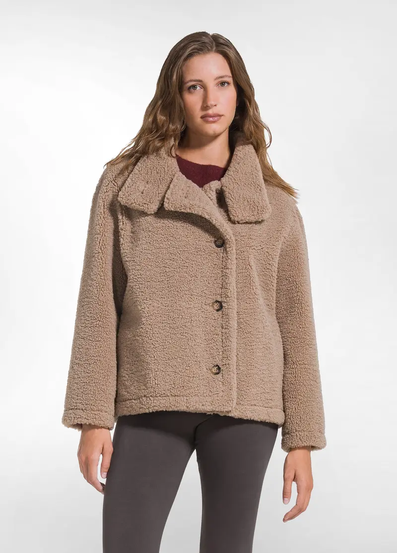 CABAN TEDDY EFFETTO SUEDE OTHER