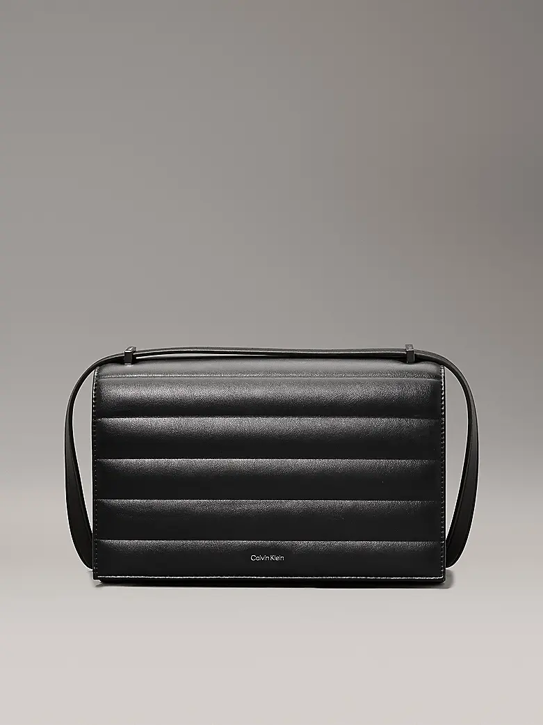 CALVIN KLEIN BORSA A SPALLA LINE QUILT CON LOGO DONNA K612117 BEH