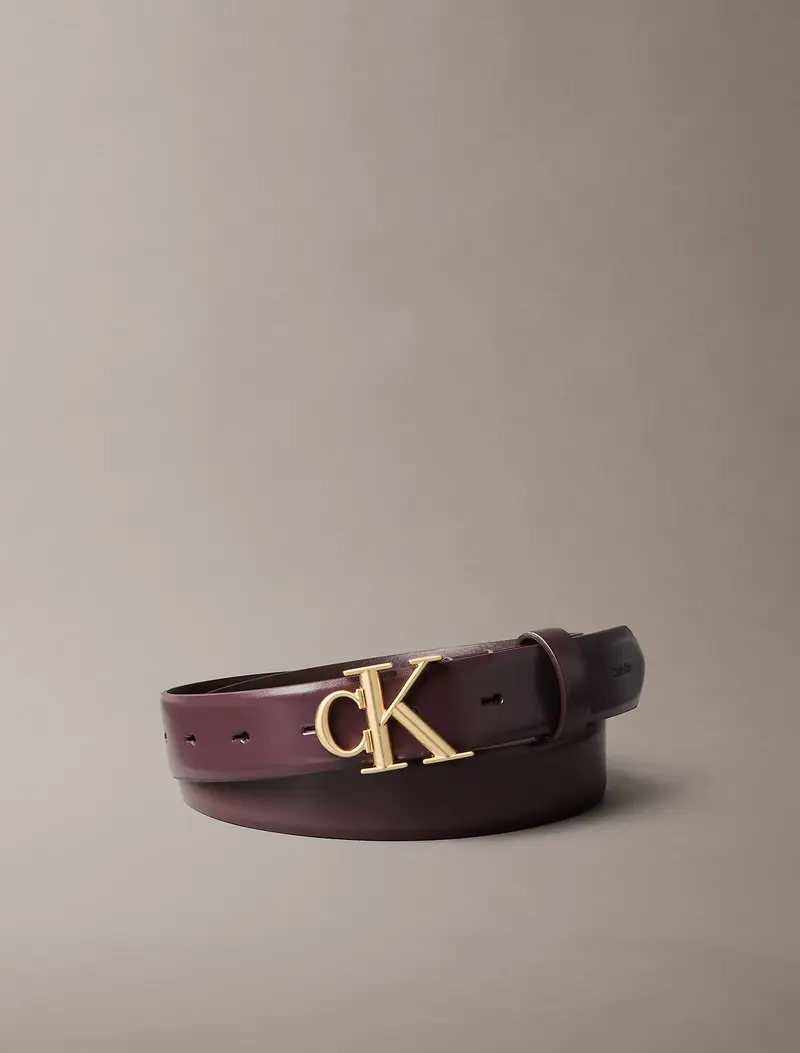 CALVIN KLEIN CINTURA FIBBIA ROTONDA UOMO 15MM LV04F7074G VCW