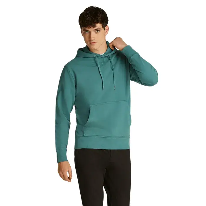 CALVIN KLEIN JEANS FELPA CON CAPPUCCIO CON LOGO SU MANICA UOMO J323430 CH2