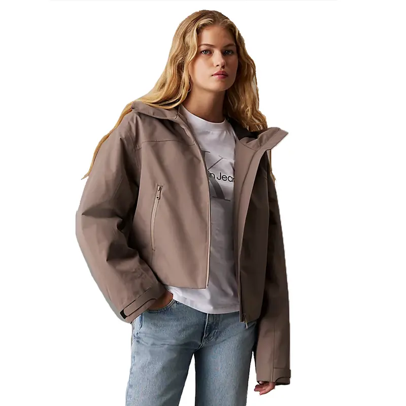 CALVIN KLEIN JEANS GIUBBOTTO CORTO IMPERMEABILE DONNA J224432 PAV
