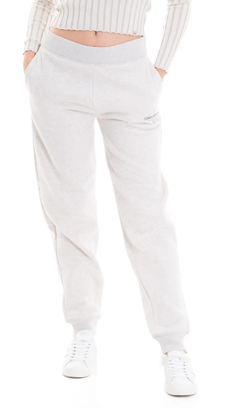 CALVIN KLEIN JEANS PANTALONE DI TUTA CON LOGO CK DONNA J223590 P6G
