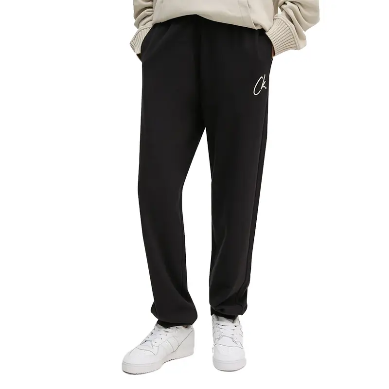 CALVIN KLEIN JEANS PANTALONE DI TUTA RICAMATO DONNA J224441 BEH