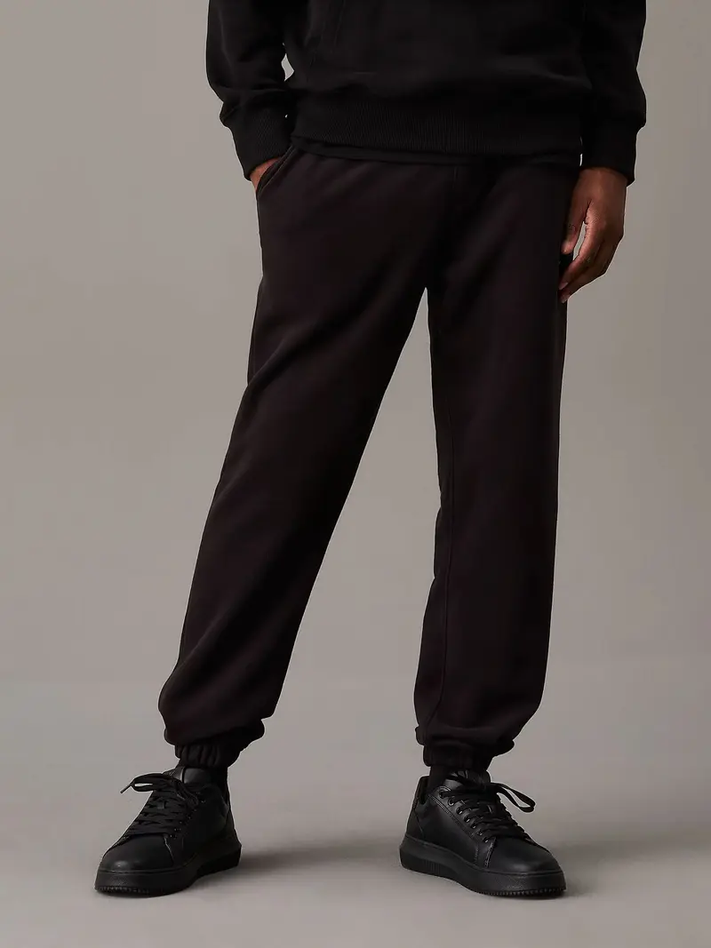 CALVIN KLEIN JEANS PANTALONE IN CINIGLIA MONOLOGO UOMO J326685 BEH