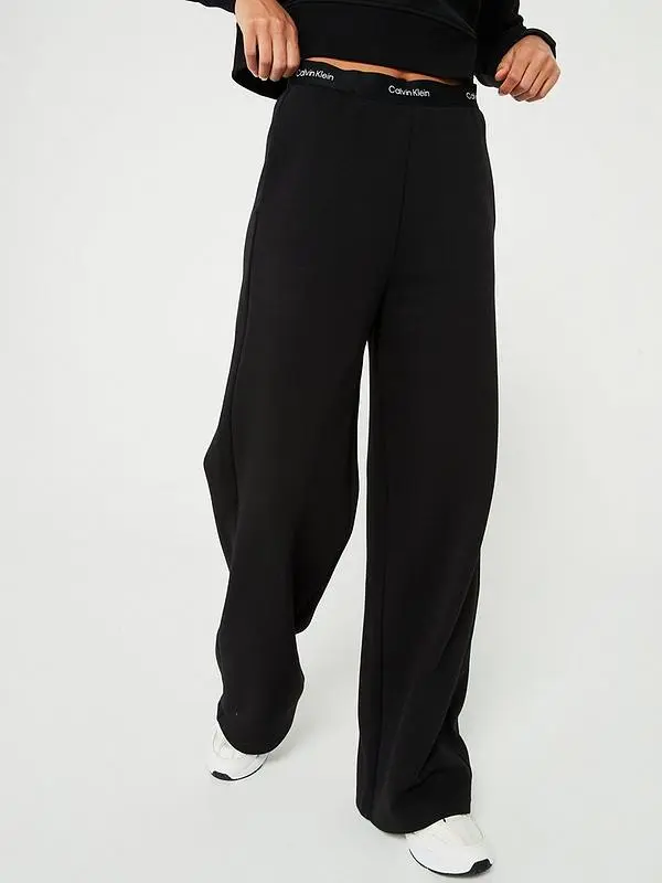 CALVIN KLEIN JEANS PANTALONE TUTA CON LOGO CK DONNA J224684 BEH