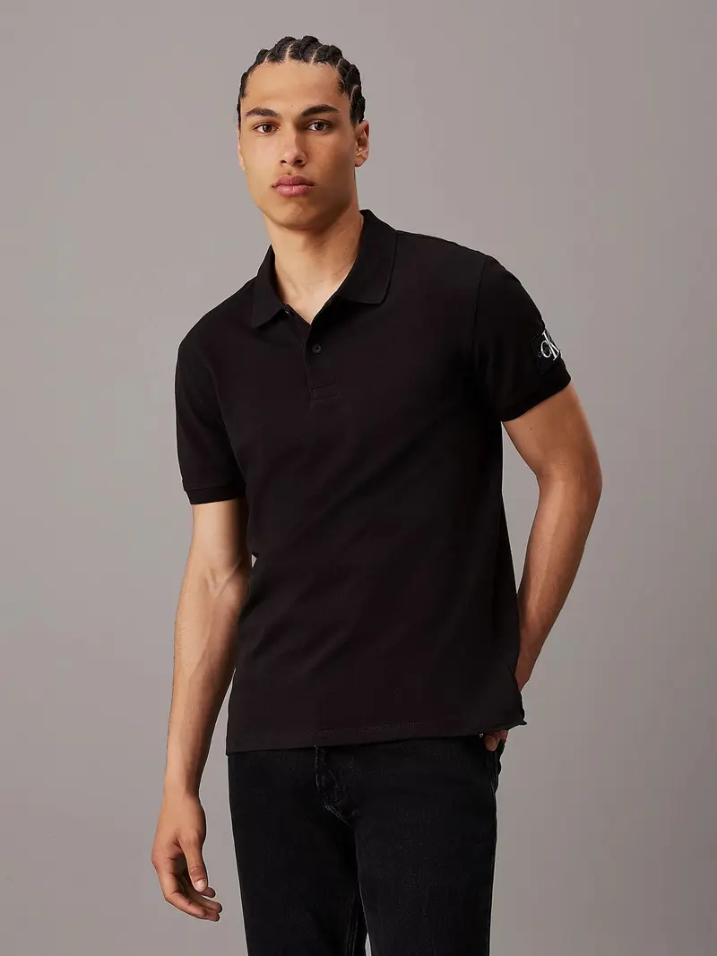 CALVIN KLEIN JEANS POLO BADGE UOMO J323394 BHE