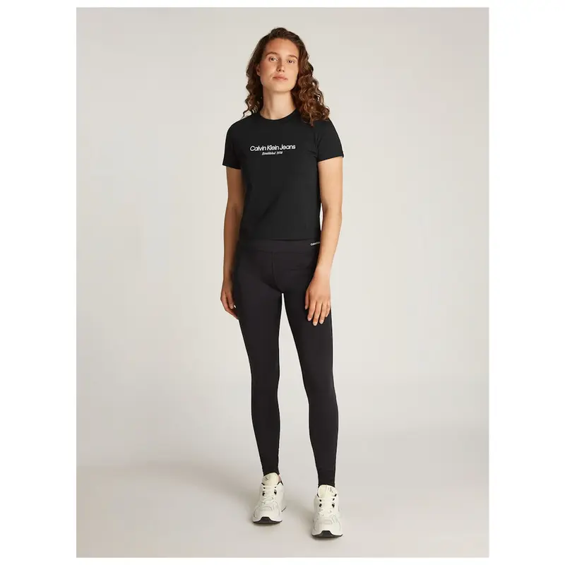 CALVIN KLEIN JEANS T-SHIRT CON LOGO CALVIN KLEIN DONNA J224914 BEH