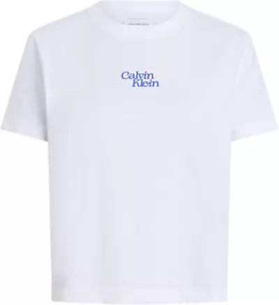 CALVIN KLEIN JEANS T-SHIRT FLOCKED CON LOGO CK DONNA LV047B851G YAA