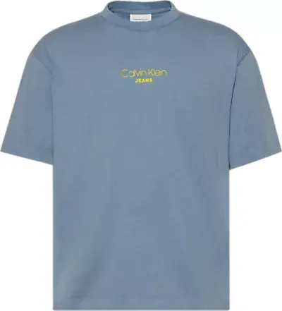 CALVIN KLEIN JEANS T-SHIRT MANICA ACID WASH 20S UOMO LV04RB824G CFF