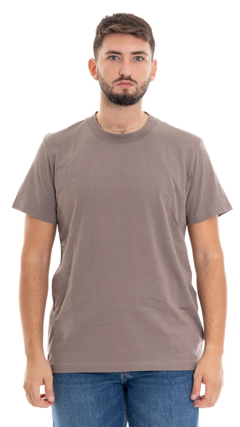 CALVIN KLEIN JEANS T-SHIRT MANICA CORTA INSTITUTIONAL UOMO J326402 PBX