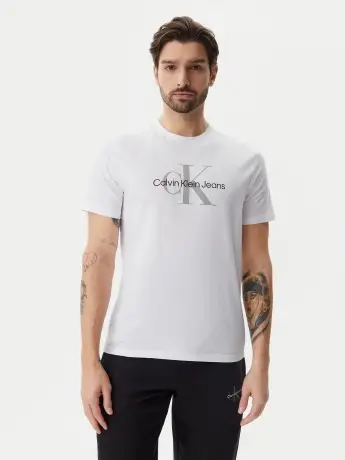 CALVIN KLEIN JEANS T-SHIRT MANICA CORTA MONOLOGO HERO 30S UOMO LV040EM286 YAA