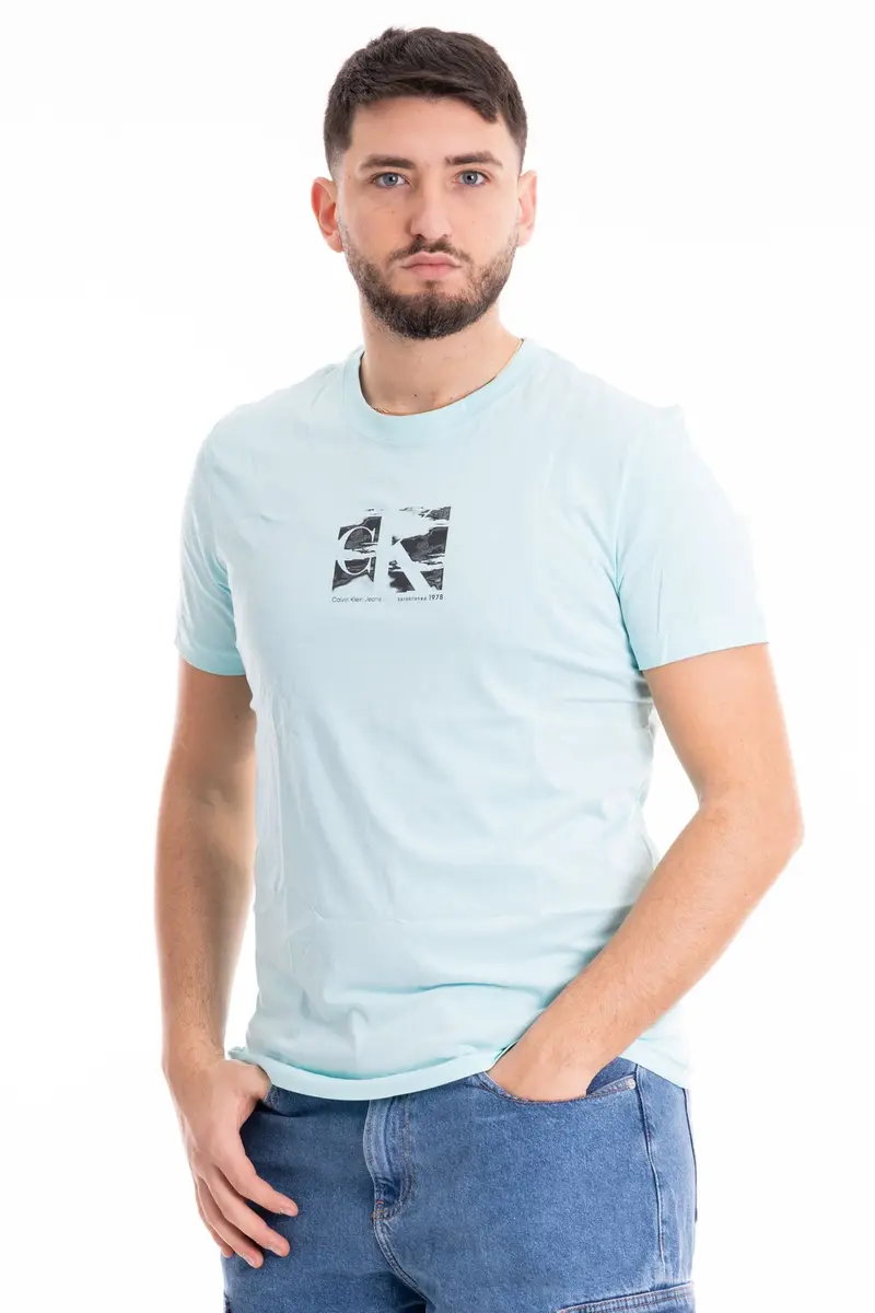 CALVIN KLEIN JEANS T-SHIRT SMALL BOX LOGO TEE J325204 CCP