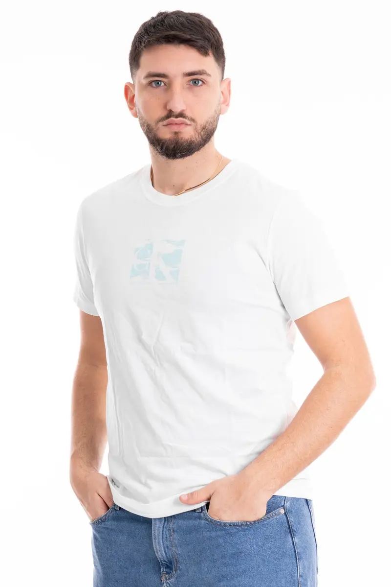 CALVIN KLEIN JEANS T-SHIRT SMALL BOX LOGO TEE J325204 YAF