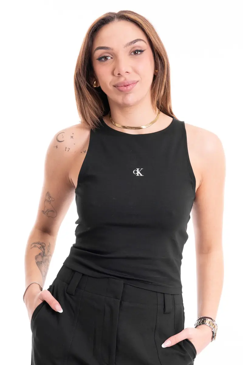 CALVIN KLEIN JEANS TOP ARCHIVAL MILANO DONNA J223107 BEH