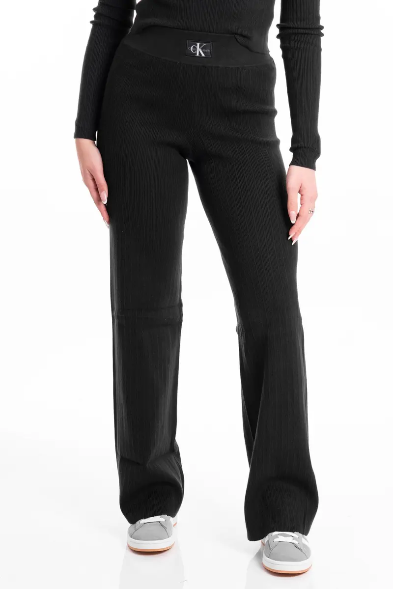 CALVIN KLEIN JEANS W PANTALONI VARIEGATE RIB SWEATER J222599 BEH