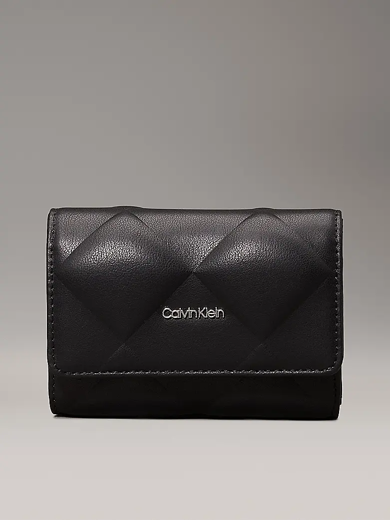 CALVIN KLEIN PORTAFOGLI DIAMOND QUILT PICCOLA DONNA K612898 BEH